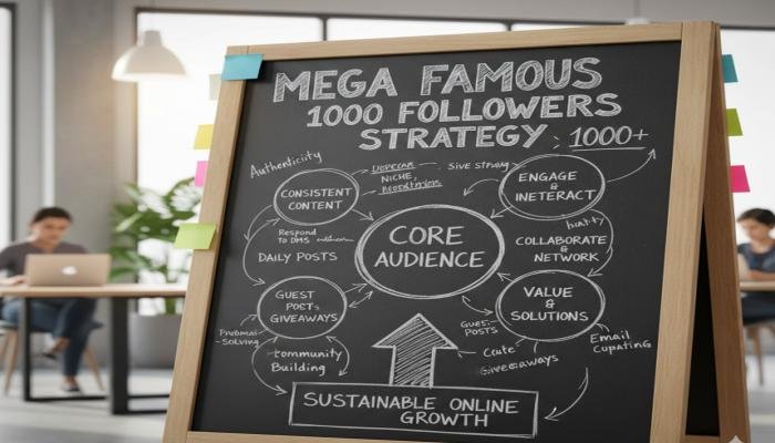 mega famous 1000 followers