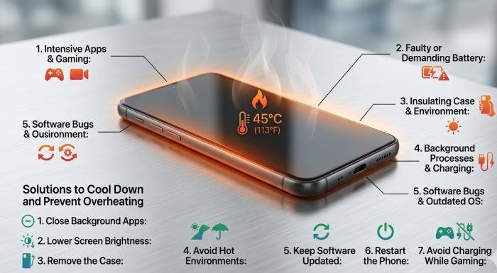 phone overheating problem
