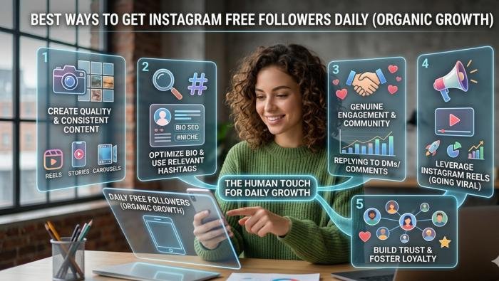 How to Get Instagram Free Followers Daily in 2026 4 Instagram free followers daily