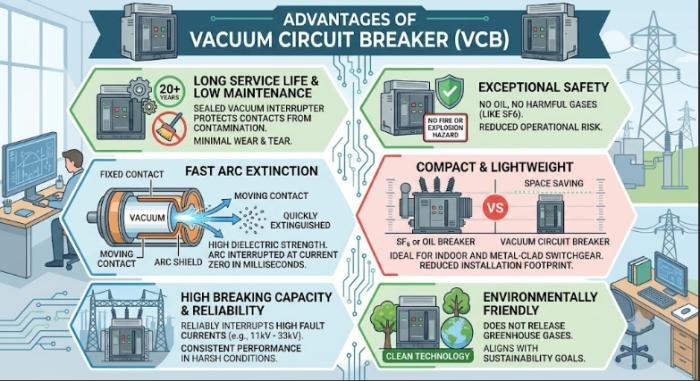Vacuum Circuit Breaker Working Principle, Types & Uses 3 vacuum circuit breaker