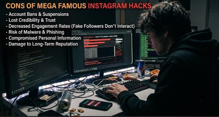 Mega Famous Instagram Followers Likes Views Hack Pros and Cons Explained 3 Mega famous instagram followers likes views hack