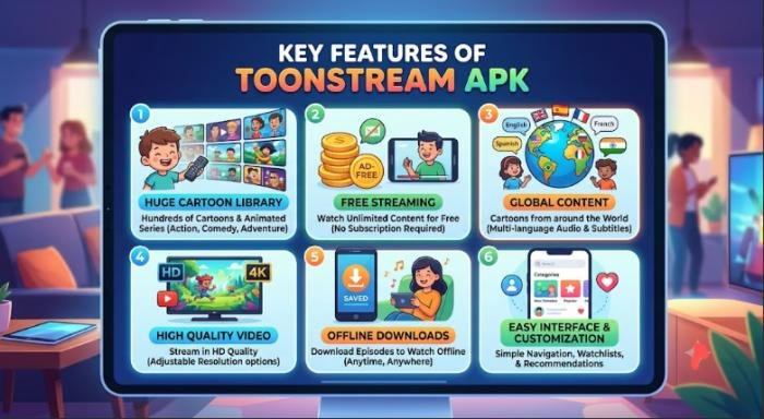 Toonstream APK Explained Download Guide, Features, Safety & Usage 2 Key Features of Toonstream APK