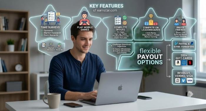 Earnstark com Review Make Money, Features & Safety Guide 2 earnstark com