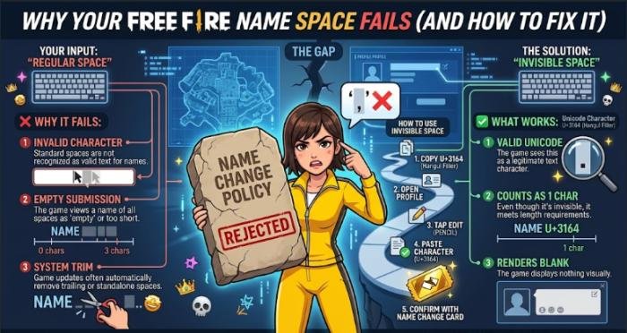 FF Name Space: Stylish Free Fire Names & Copy-Paste Spaces 3 ff name space