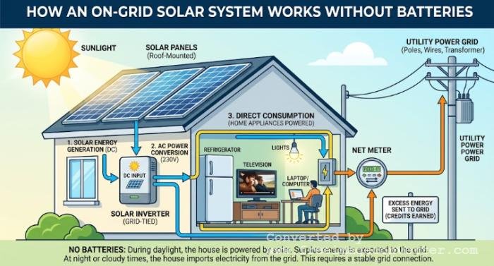 on grid solar system