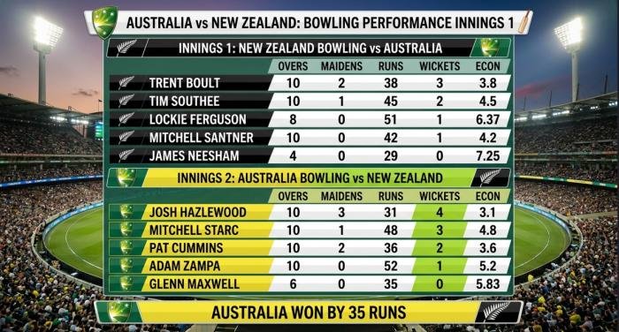 Australian Men’s Cricket Team vs New Zealand National Cricket Team Match Scorecard: Full Match Analysis 2 australian men’s cricket team vs new zealand national cricket team match scorecard