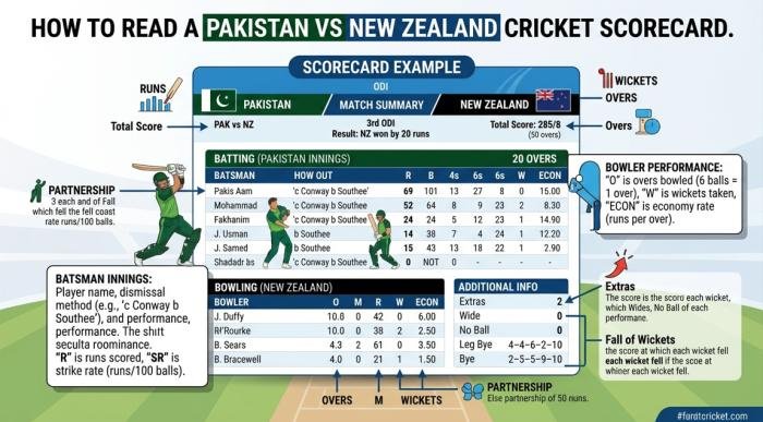 Pakistan National Cricket Team vs New Zealand National Cricket Team Match Scorecard: Result, Stats and Match Report 2 pakistan national cricket team vs new zealand national cricket team match scorecard